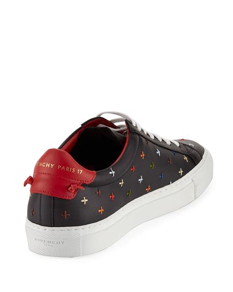 givenchy urban street knots low-top sneaker black red|Givenchy Urban Knots Low.